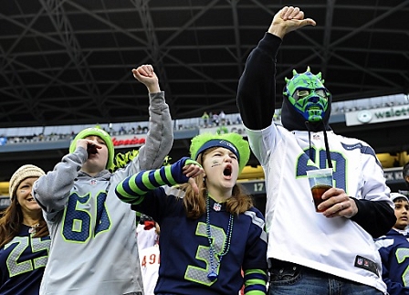 Fans der Seattle Seahawks